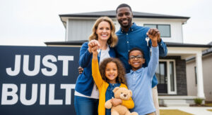Family gaining instant equity by building a home on their land